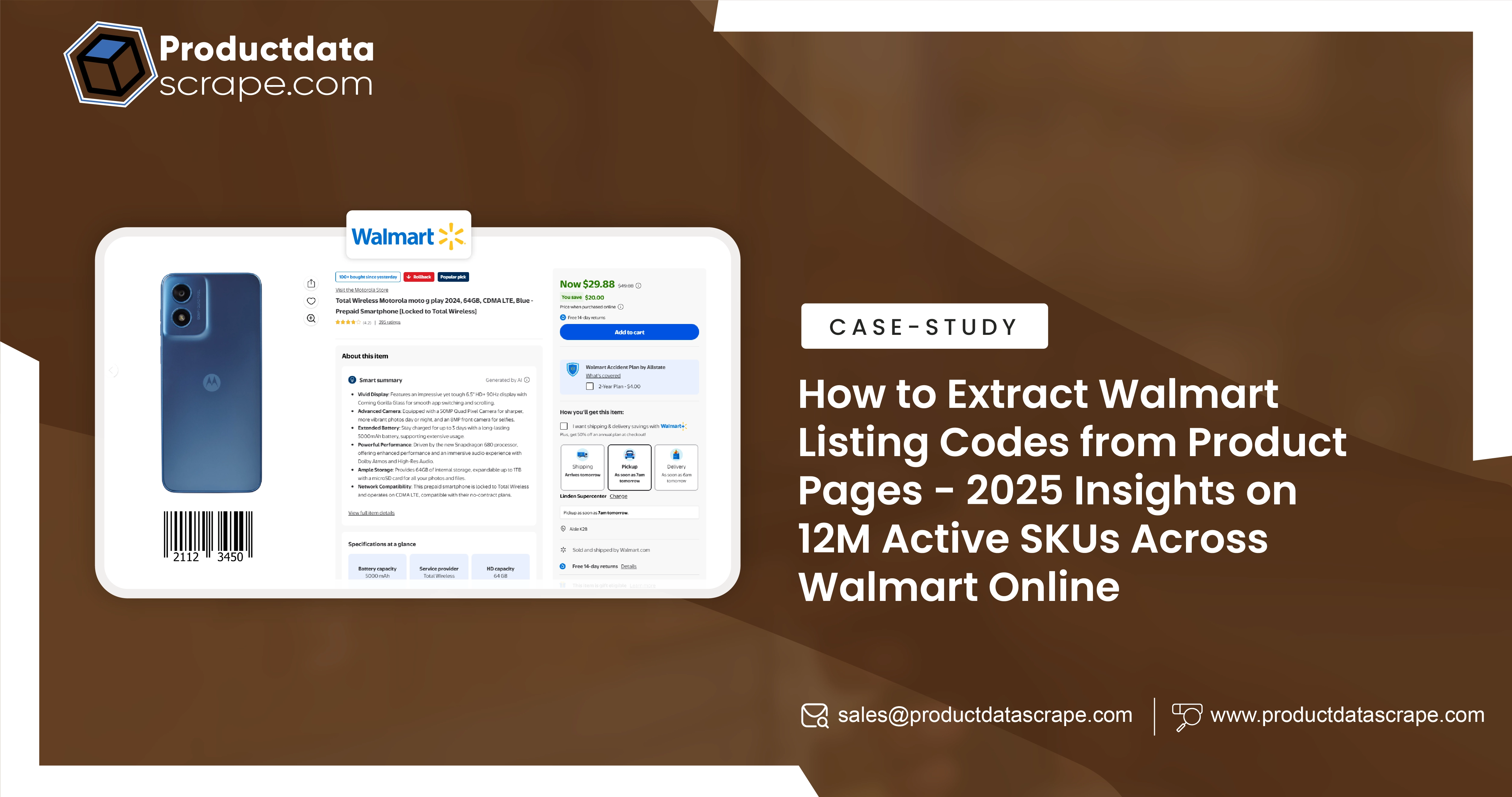How to Extract Walmart Listing Codes from Product Pages